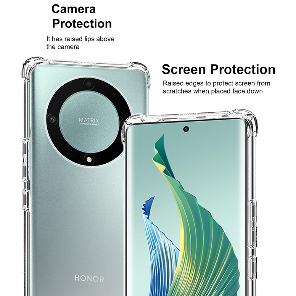 Θήκη για Honor Magic5 Lite, Techsuit, Ανθεκτική σε Κρούσεις Διαφανής, Διάφανη