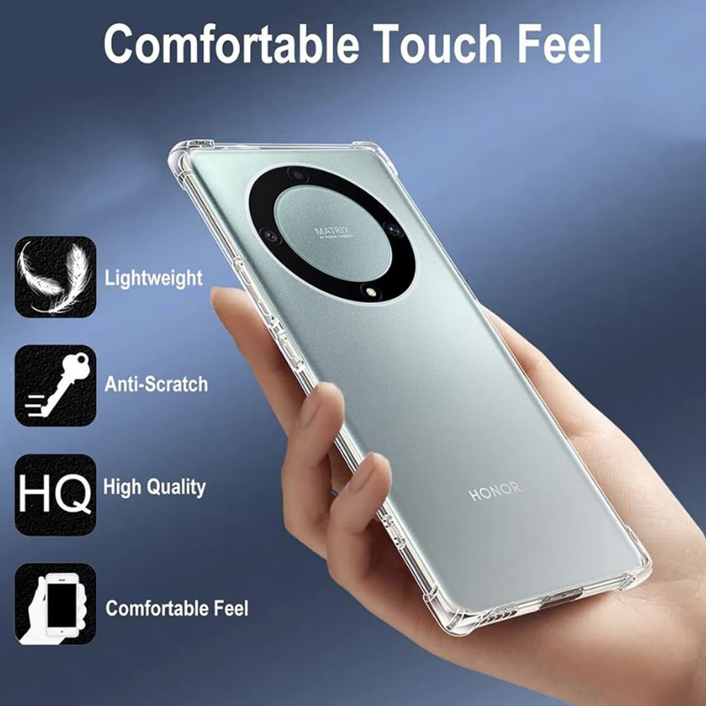 Θήκη για Honor Magic6 Lite, Techsuit, Ανθεκτική σε Κρούσεις Διαφανής, Διάφανη