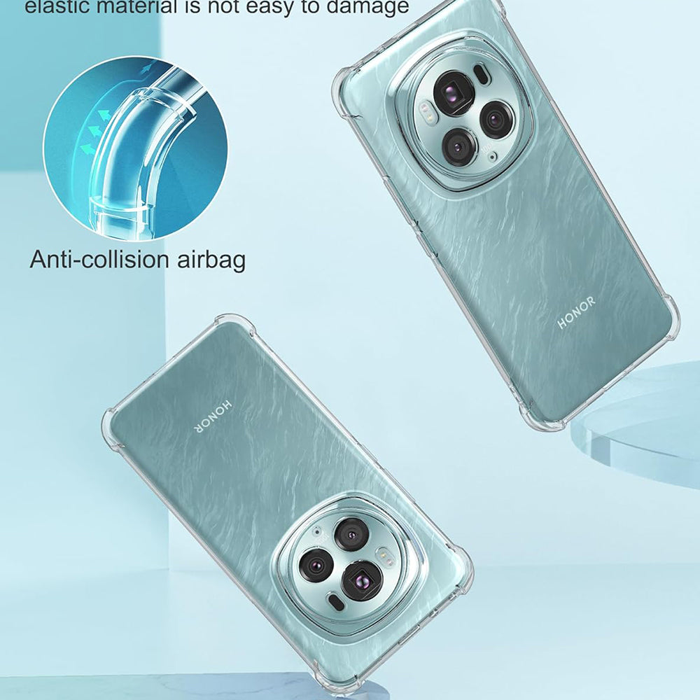 Θήκη για Honor Magic6 Pro, Techsuit, Ανθεκτική σε Κρούσεις Διαφανής, Διάφανη