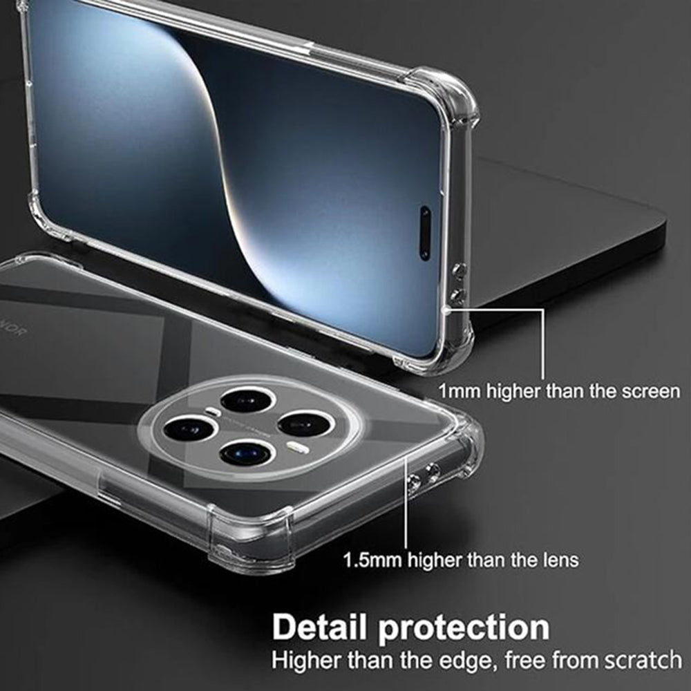 Θήκη για Honor Magic7 Pro, Techsuit, Ανθεκτική σε Κρούσεις Διαφανής, Διάφανη