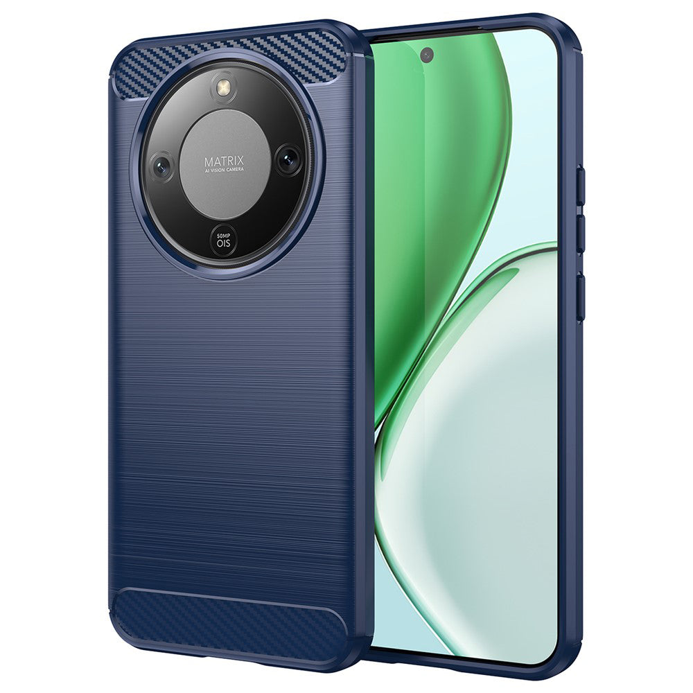 Θήκη για Honor Magic8 Lite, Techsuit, Καρμπόν, Μπλε