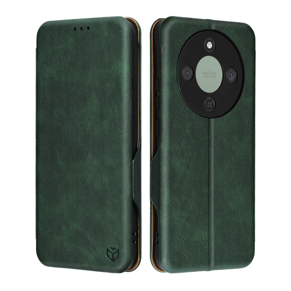 Θήκη για Honor Magic8 Lite, Techsuit, Safe Wallet Plus, Πράσινη