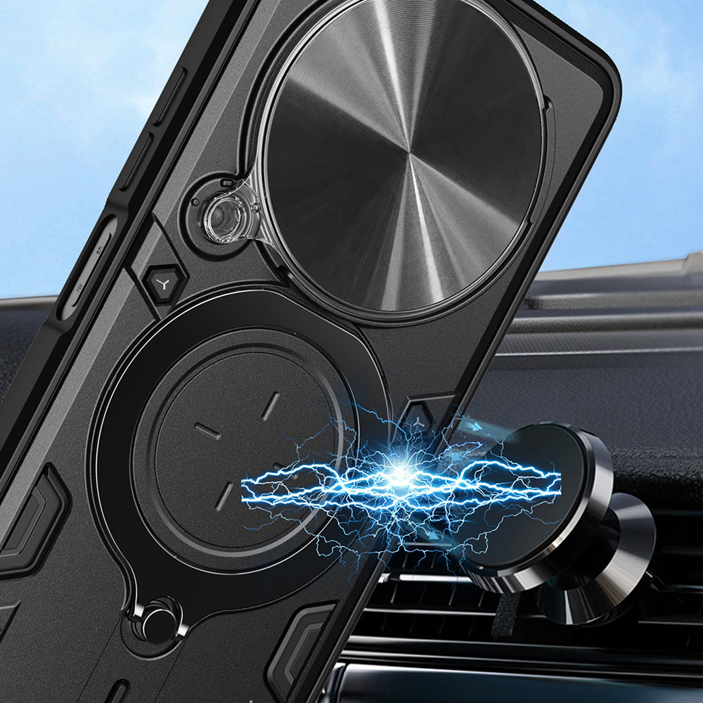 Θήκη για Honor Magic8 Pro, Techsuit, CamGuard Pro, Ροζ Χρυσό