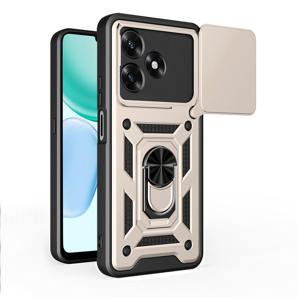 Θήκη για Honor X5c Plus, Techsuit, CamShield, Χρυσή