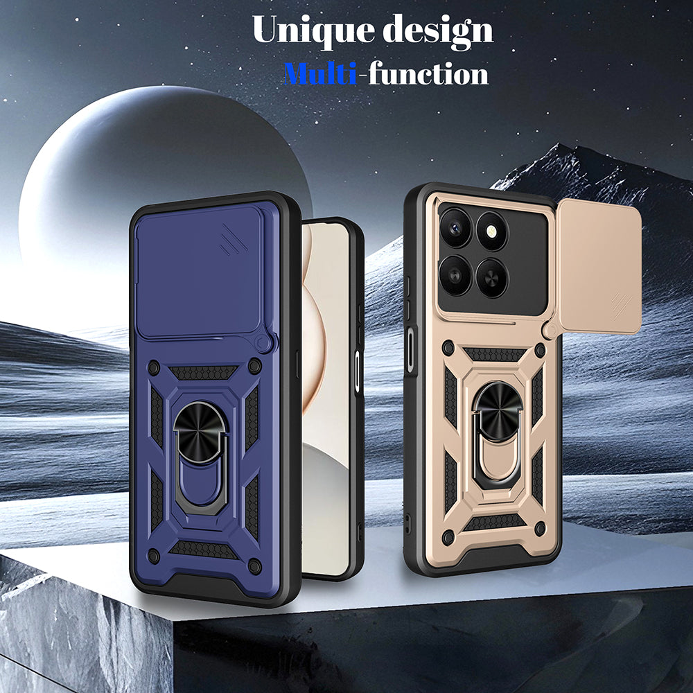 Θήκη για Honor X5c Plus, Techsuit, CamShield, Χρυσή