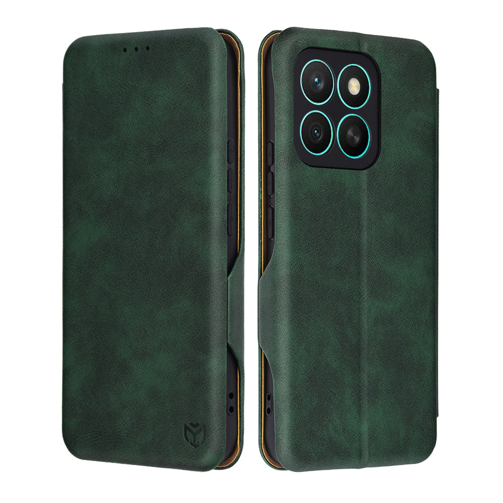 Θήκη για Honor X8c, Techsuit, Safe Wallet Plus, Πράσινο