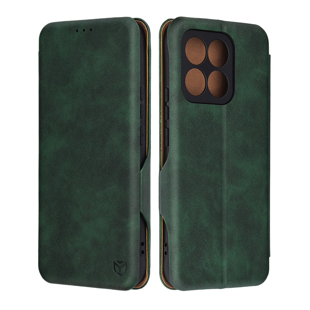 Θήκη για Honor X8c, Techsuit, Safe Wallet Plus, Πράσινο