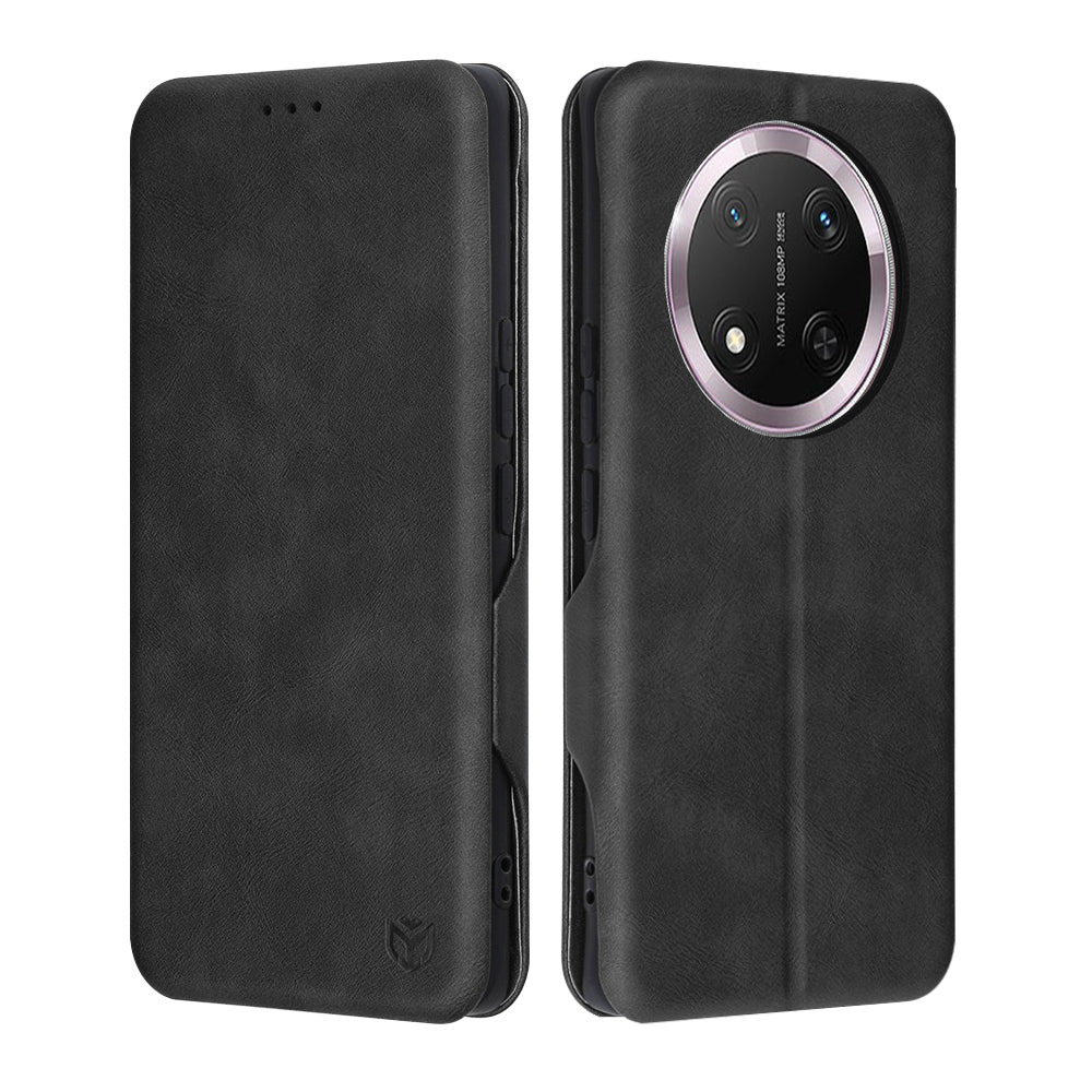 Θήκη για Honor X9c / Magic7 Lite, Techsuit, Safe Wallet Plus, Μαύρο