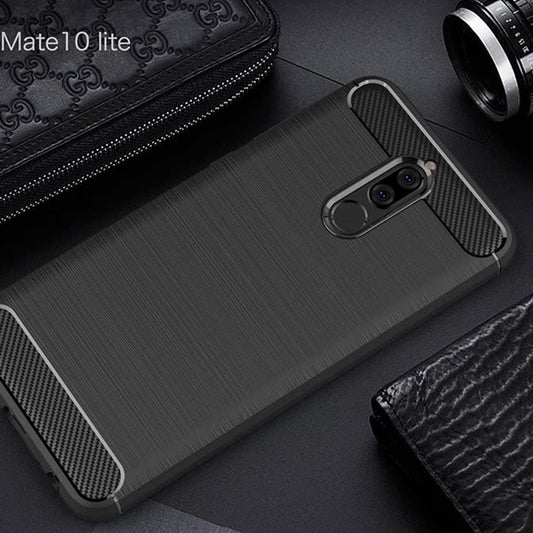 Θήκη για Huawei Mate 10 Lite, Techsuit, Carbon, Μαύρο