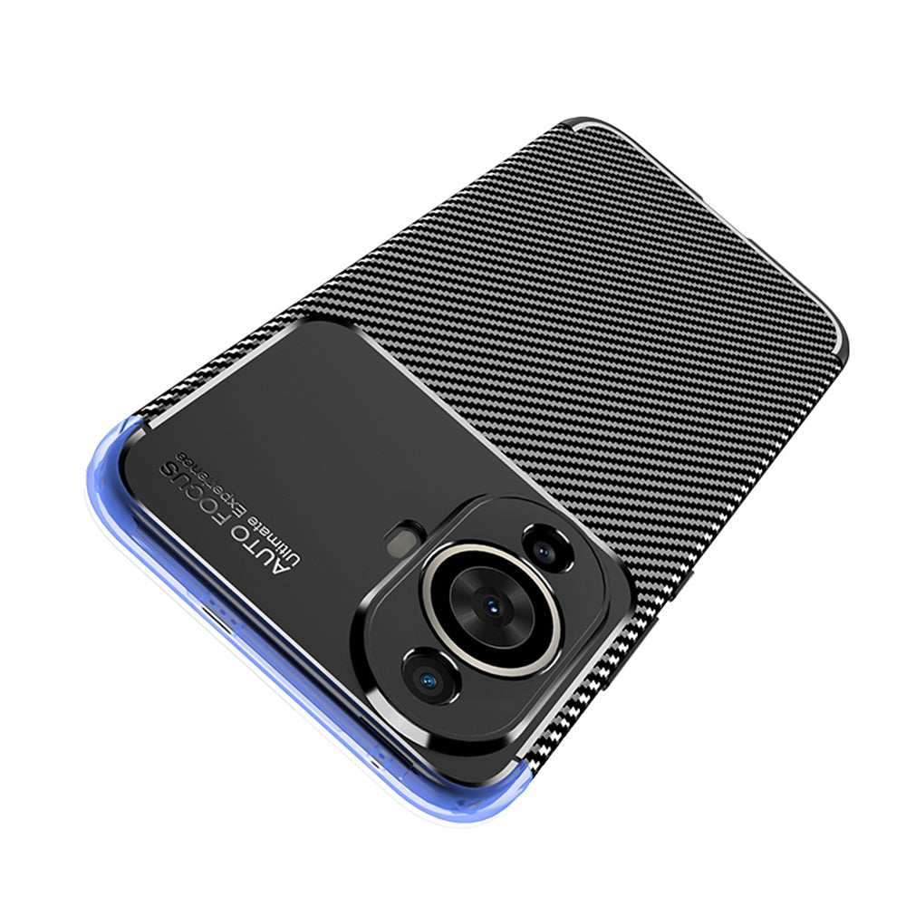 Θήκη για Huawei nova 12s / nova 11, Techsuit, CarbonFiber, Μαύρο
