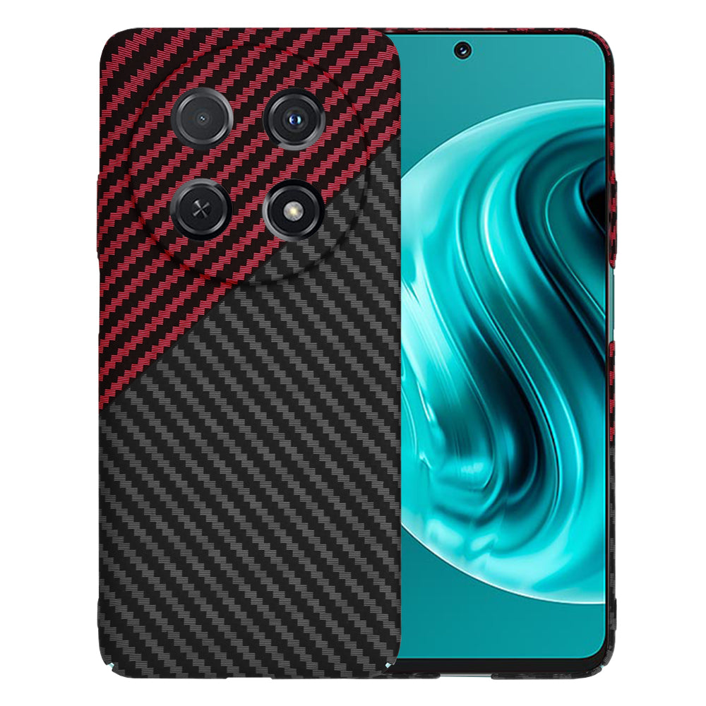 Θήκη για Huawei nova 13i / nova 12i, Techsuit, Carbonite FiberShell, Μαύρο Κόκκινο