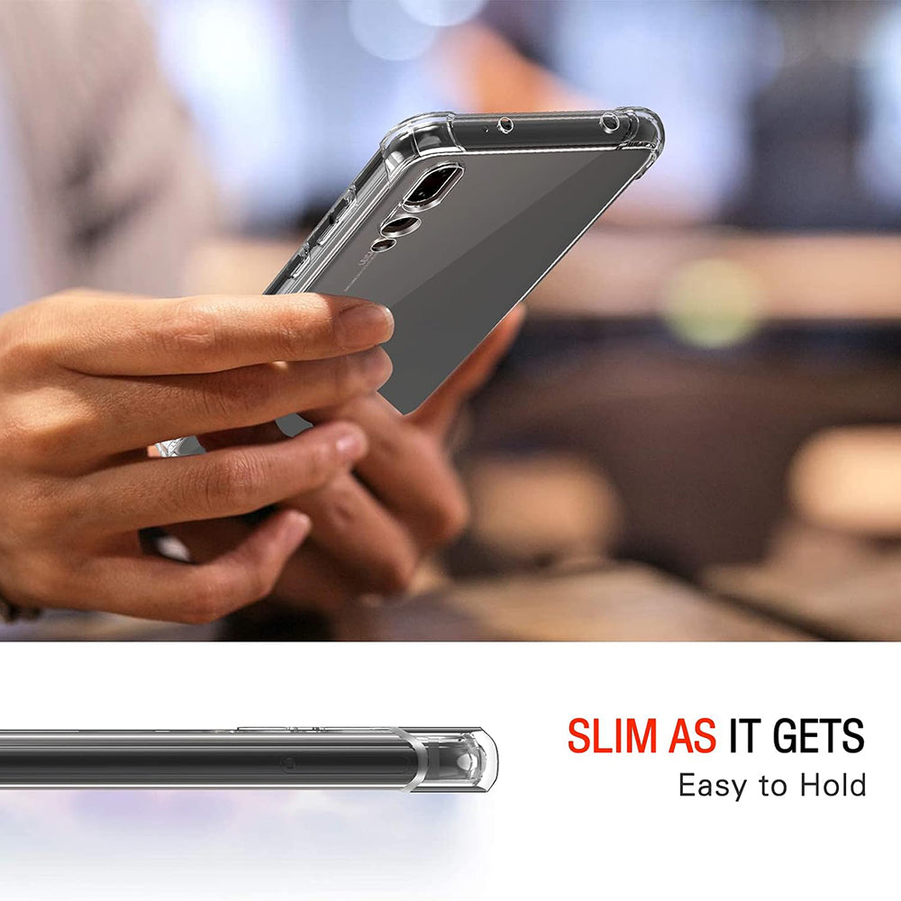 Θήκη για Huawei P20 Pro, Techsuit, Ανθεκτική σε Κρούσεις Διαφανής, Διάφανη