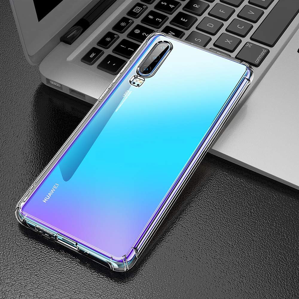Θήκη για Huawei P30, Techsuit, Ανθεκτική σε Κρούσεις Διαφανής, Διάφανη