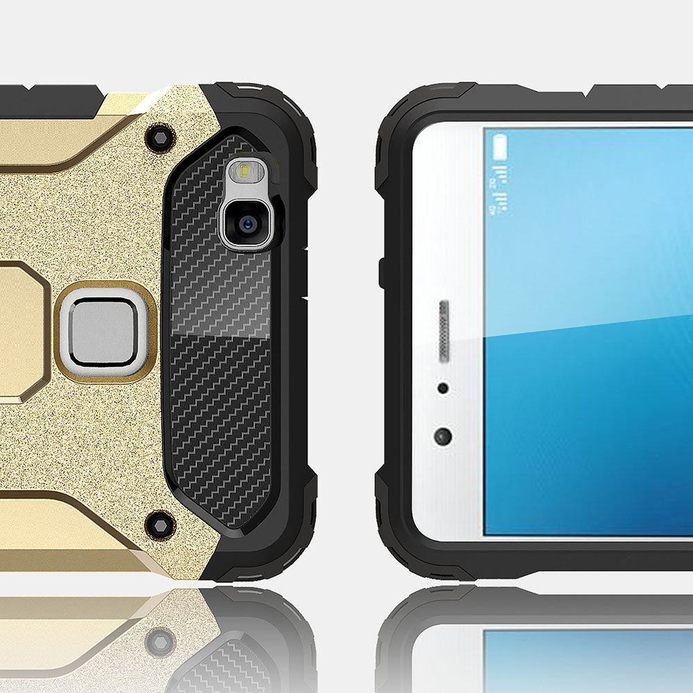 Θήκη για Huawei P9 lite (2016), Techsuit, Hybrid Armor, Μαύρη