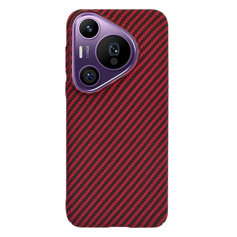 Θήκη για Huawei Pura 70 Pro, Techsuit, Carbonite FiberShell, Κόκκινο