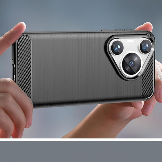 Θήκη για Huawei Pura 70, Techsuit, Carbon, Μαύρο