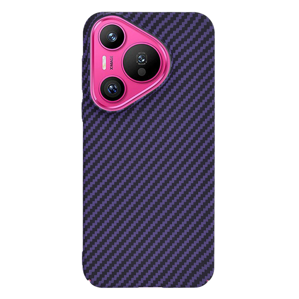 Θήκη για Huawei Pura 70, Techsuit, Carbonite FiberShell, Μωβ