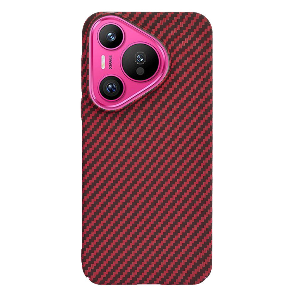 Θήκη για Huawei Pura 70, Techsuit, Carbonite FiberShell, Κόκκινο