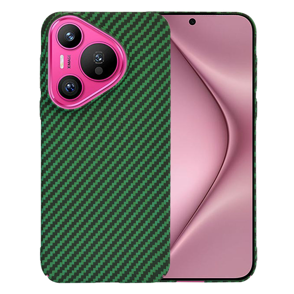 Θήκη για Huawei Pura 70, Techsuit, Carbonite FiberShell, Πράσινο