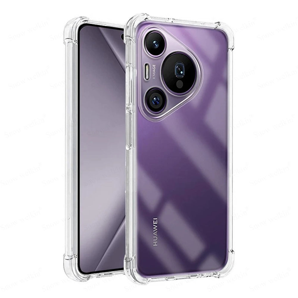 Θήκη για Huawei Pura 70, Techsuit, Ανθεκτική σε Κρούσεις Διαφανής, Διάφανη