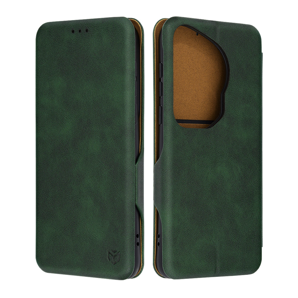 Θήκη για Huawei Pura 70 Ultra, Techsuit, Safe Wallet Plus, Πράσινο