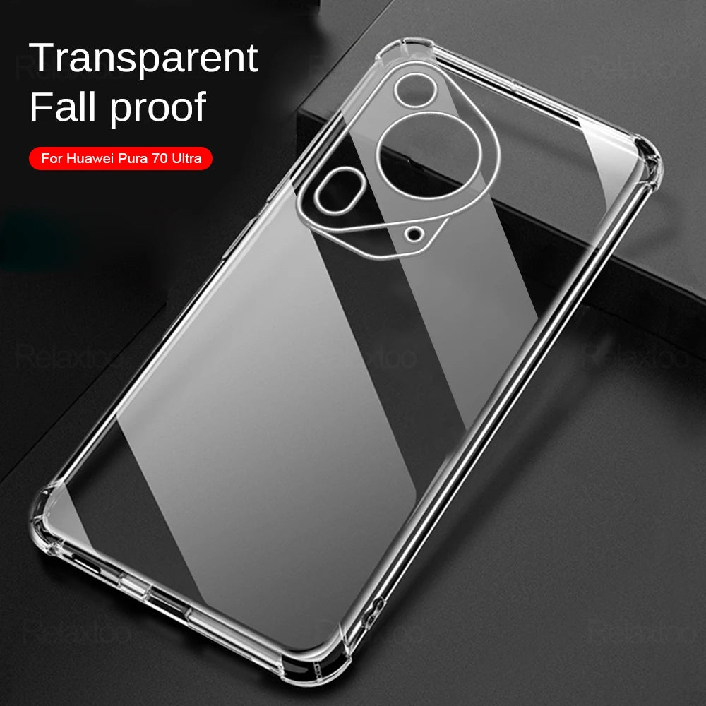 Θήκη για Huawei Pura 70 Ultra, Techsuit, Ανθεκτική σε Κρούσεις Διαφανής, Διάφανη