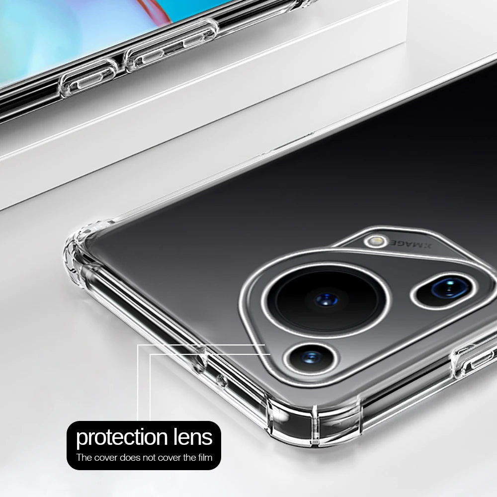 Θήκη για Huawei Pura 70 Ultra, Techsuit, Ανθεκτική σε Κρούσεις Διαφανής, Διάφανη