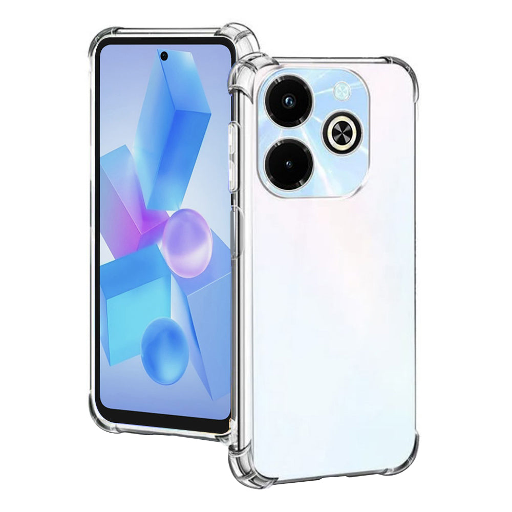 Θήκη για Infinix Hot 40i, Techsuit, Ανθεκτική σε Κρούσεις Διαφανής, Διάφανη