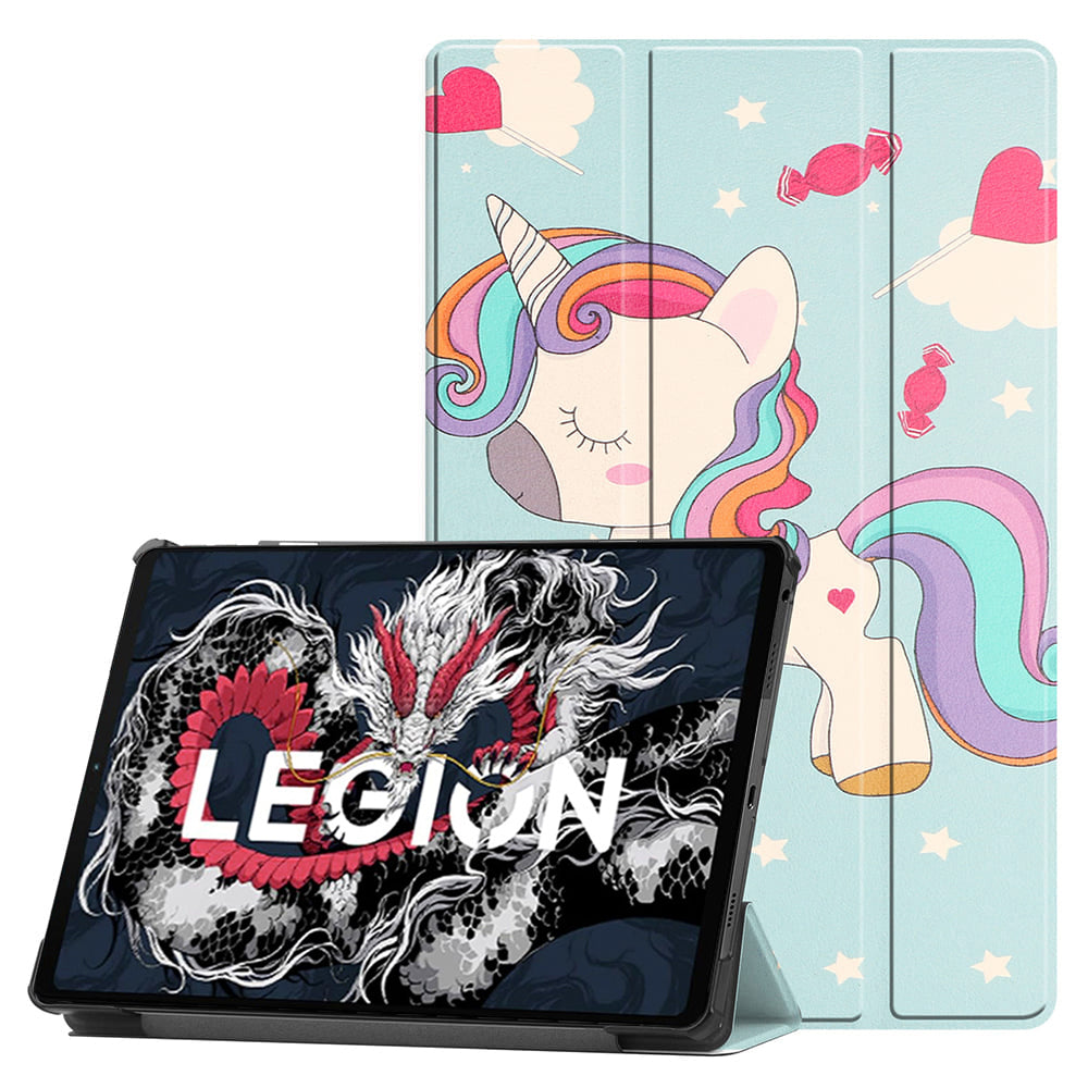 Θήκη για Lenovo Legion Y700 (2025), Techsuit, FoldPro Unicorn, Πολύχρωμη