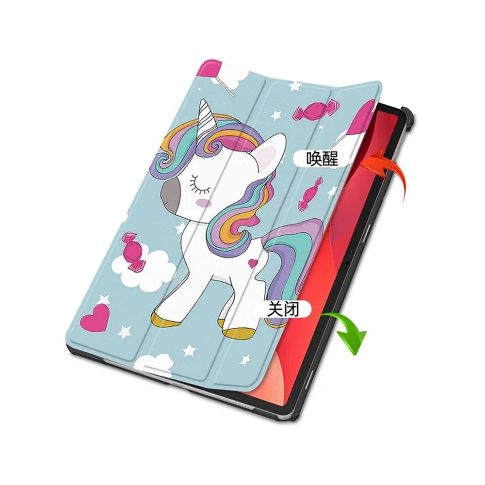 Θήκη για Lenovo Tab M11, Techsuit, FoldPro Unicorn, Πολύχρωμο
