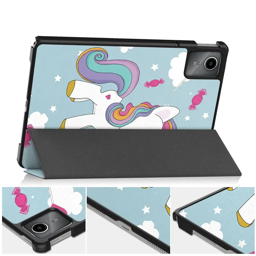 Θήκη για Lenovo Tab M11, Techsuit, FoldPro Unicorn, Πολύχρωμο