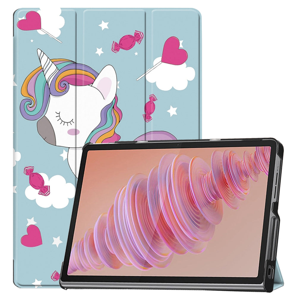 Θήκη για Lenovo Tab Plus 11,5 ιντσών, Techsuit, FoldPro Unicorn, Πολύχρωμη