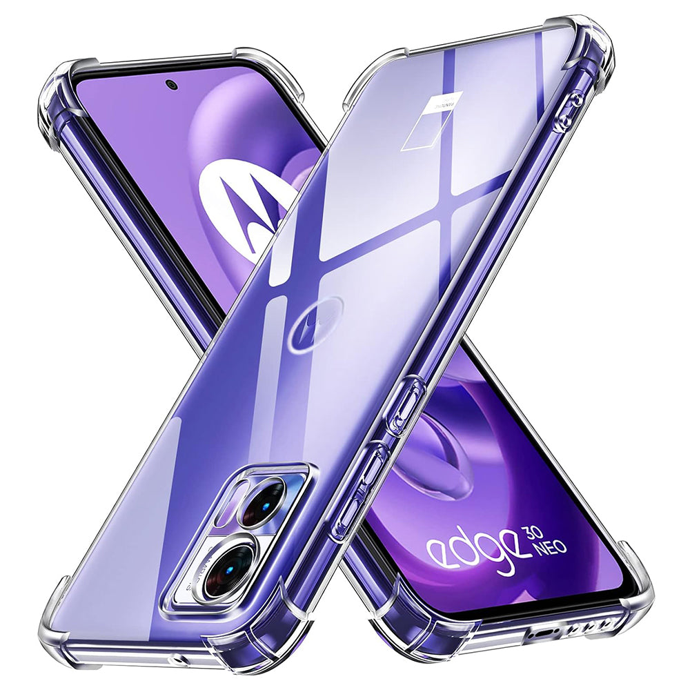 Θήκη για Motorola Edge 30 Neo, Techsuit, Ανθεκτική σε Κρούσεις Διαφανής, Διάφανη
