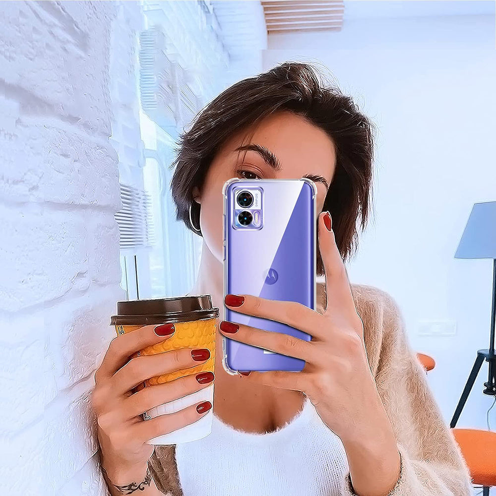 Θήκη για Motorola Edge 30 Neo, Techsuit, Ανθεκτική σε Κρούσεις Διαφανής, Διάφανη