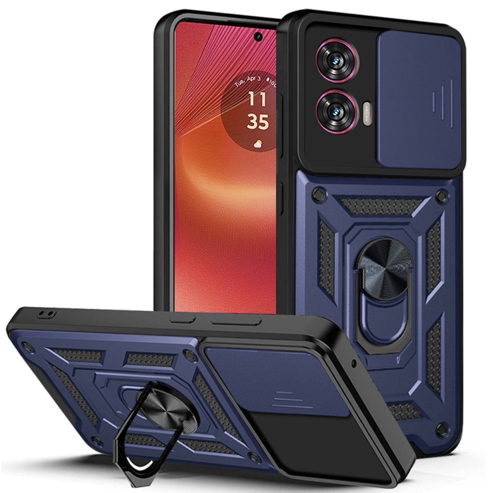 Θήκη για Motorola Edge 50 Fusion, Techsuit, CamShield, Μπλε