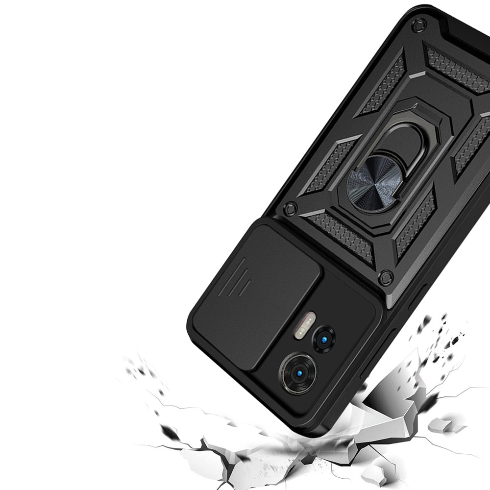 Θήκη για Motorola Edge 50 Fusion, Techsuit, CamShield, Μπλε