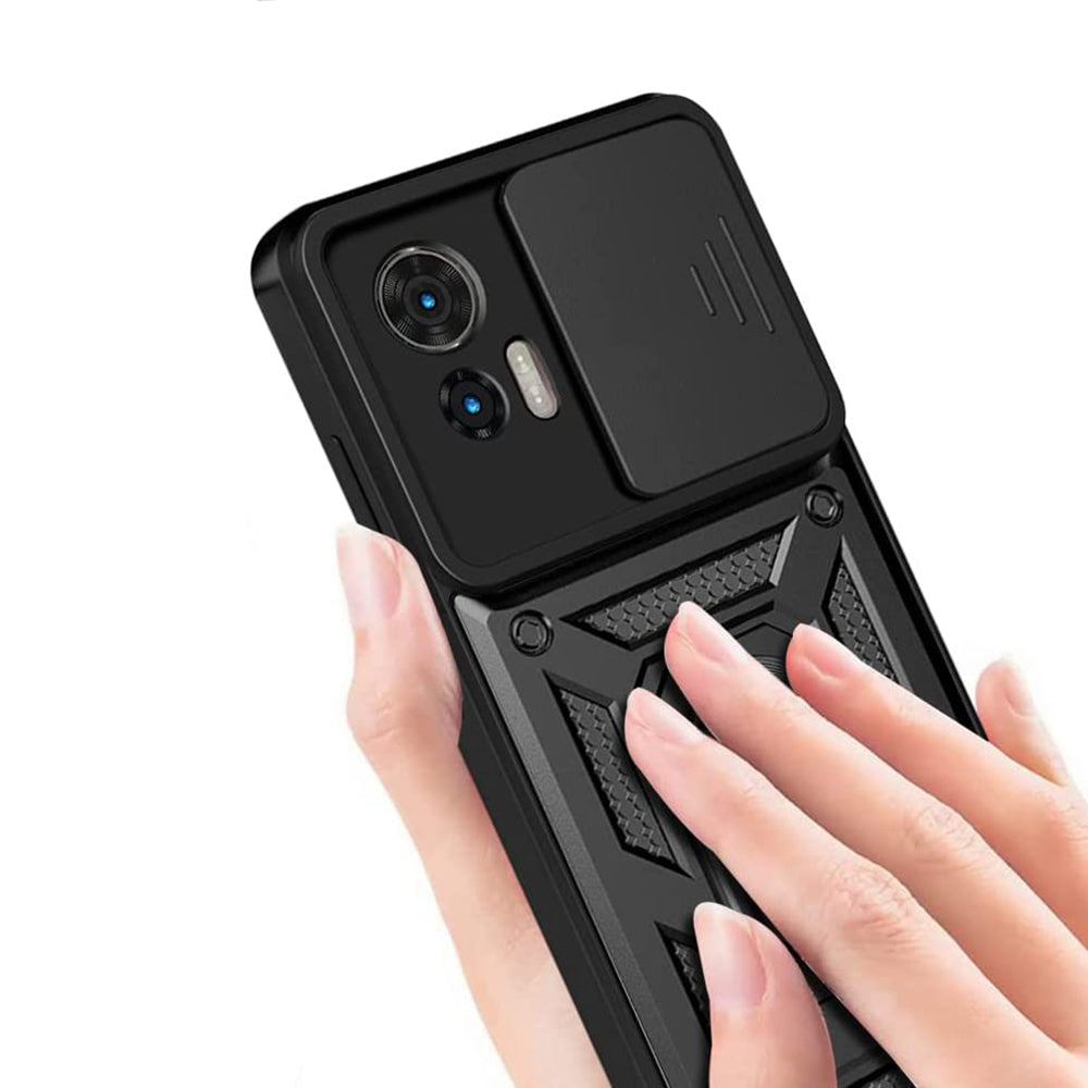 Θήκη για Motorola Edge 50 Fusion, Techsuit, CamShield, Ροζ