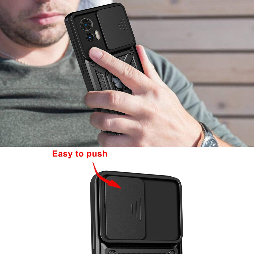 Θήκη για Motorola Edge 50 Fusion, Techsuit, CamShield, Πράσινη