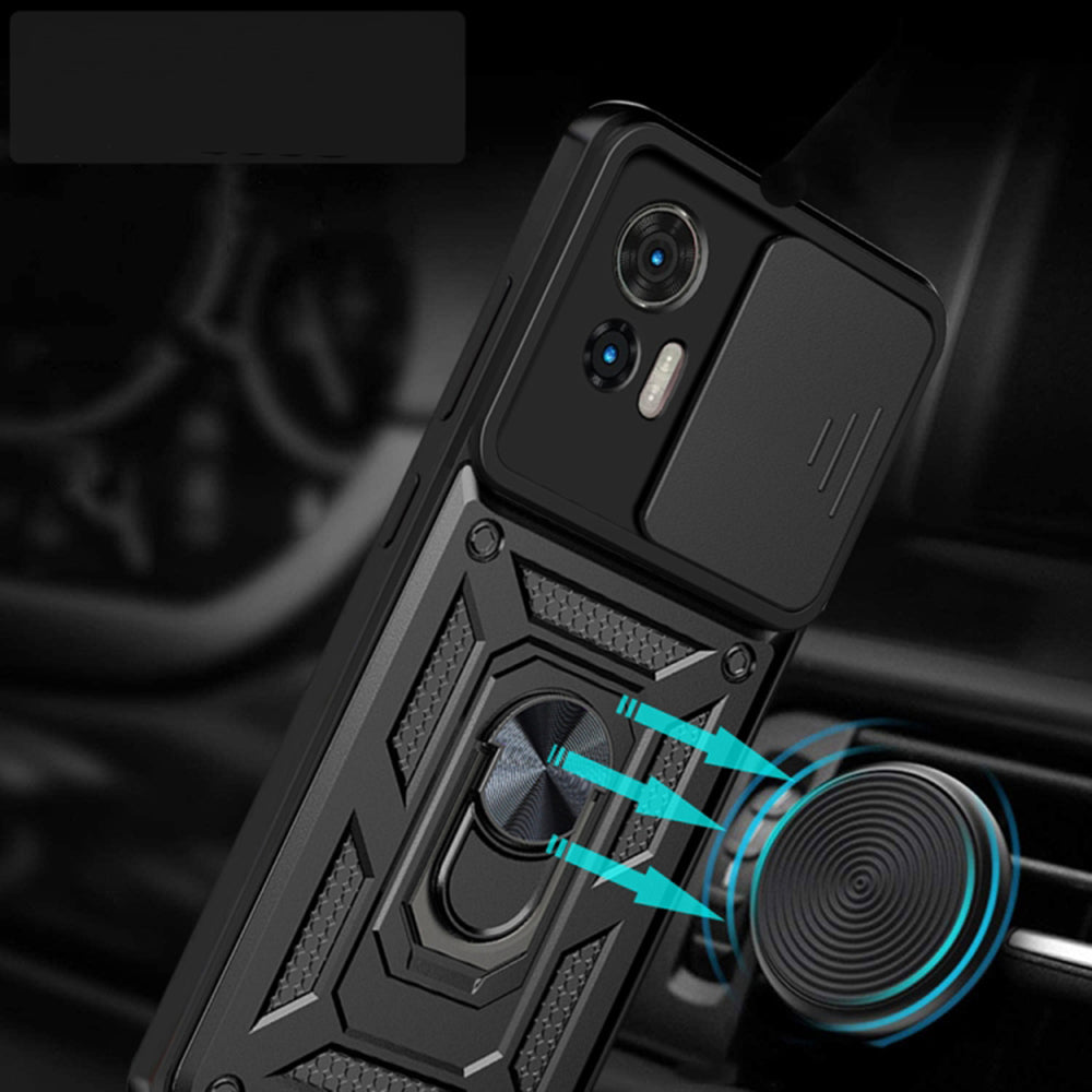 Θήκη για Motorola Edge 50 Fusion, Techsuit, CamShield, Πράσινη