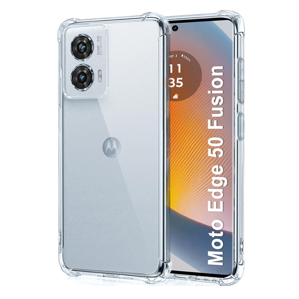 Θήκη για Motorola Edge 50 Fusion, Techsuit, Ανθεκτική σε Κρούσεις Διαφανής, Διάφανη
