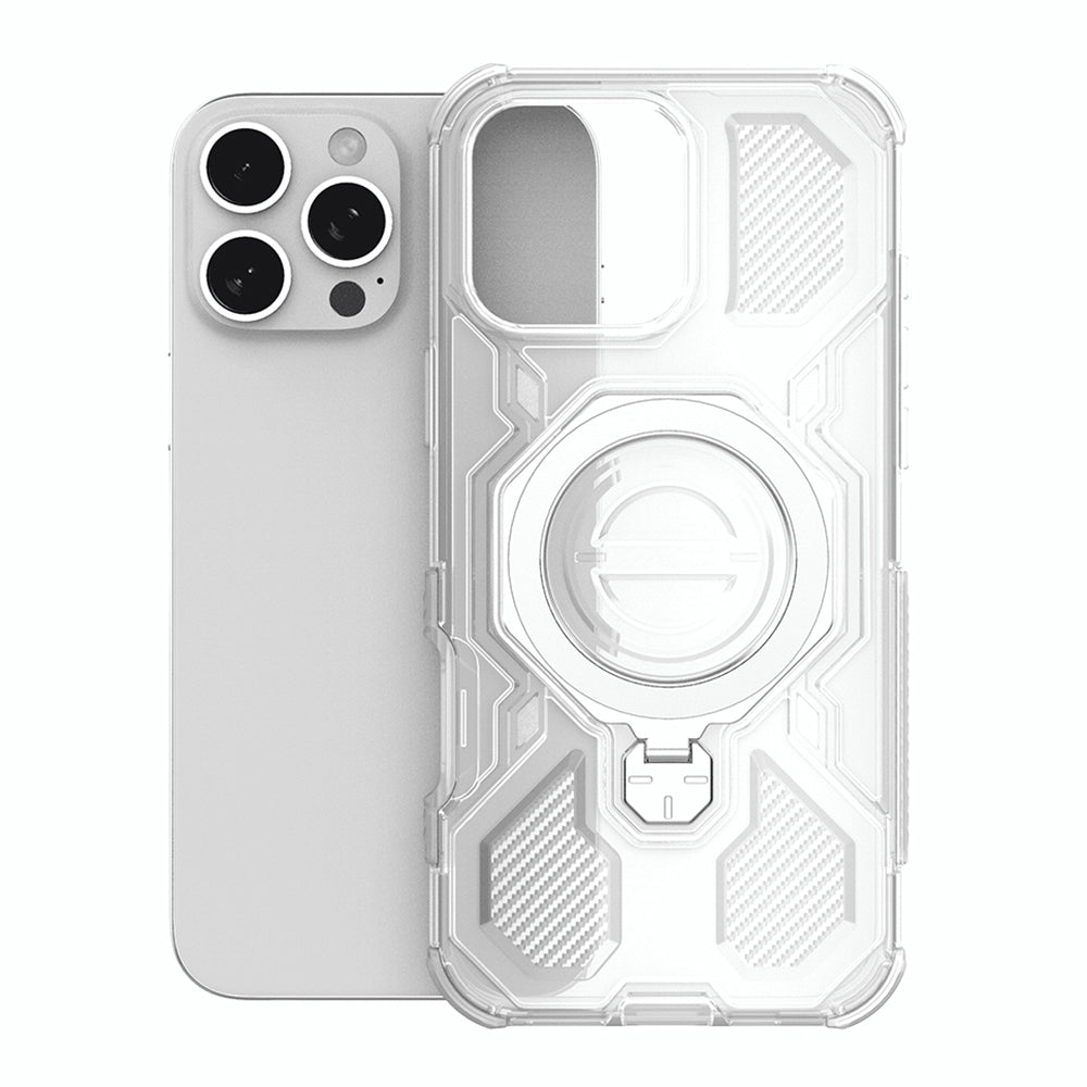Θήκη για Motorola Edge 60 Fusion / Edge 60, Techsuit, Carbon Shield Pro, Λευκό