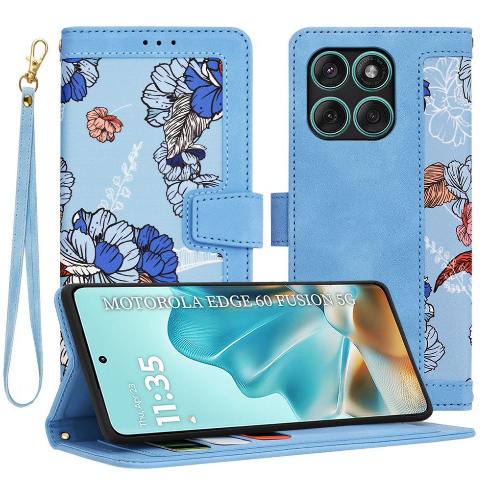 Θήκη για Motorola Edge 60 Fusion / Edge 60, Techsuit, FlipCraft, Μπλε