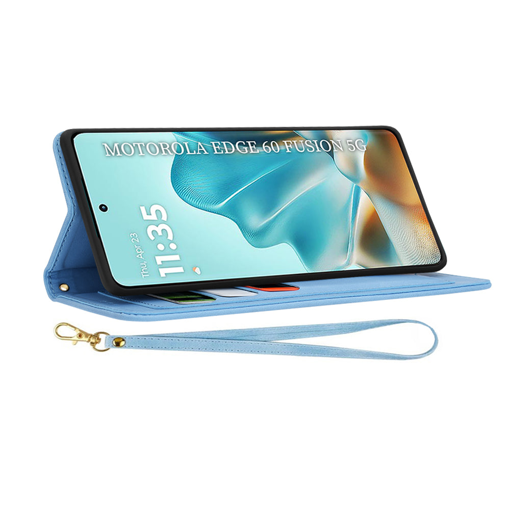 Θήκη για Motorola Edge 60 Fusion / Edge 60, Techsuit, FlipCraft, Μπλε