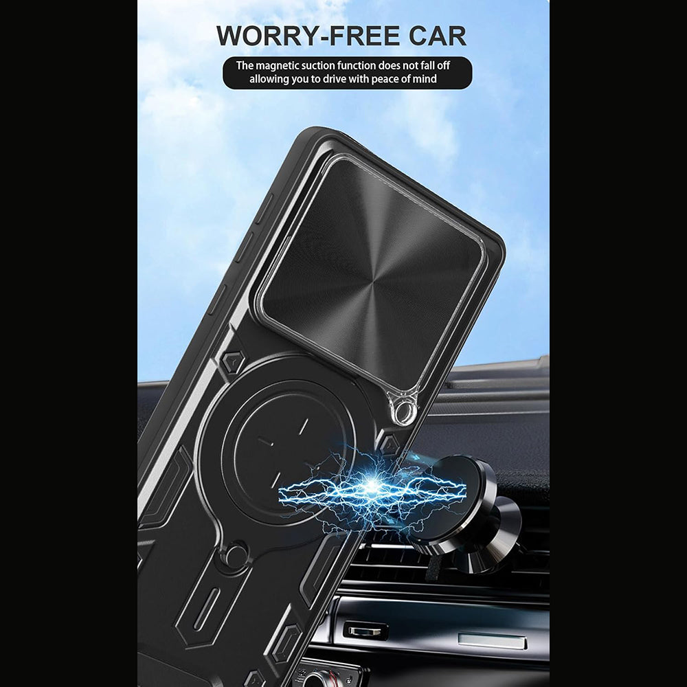 Θήκη για Motorola Edge 60 Pro, Techsuit, CamGuard Pro, Ροζ Χρυσό