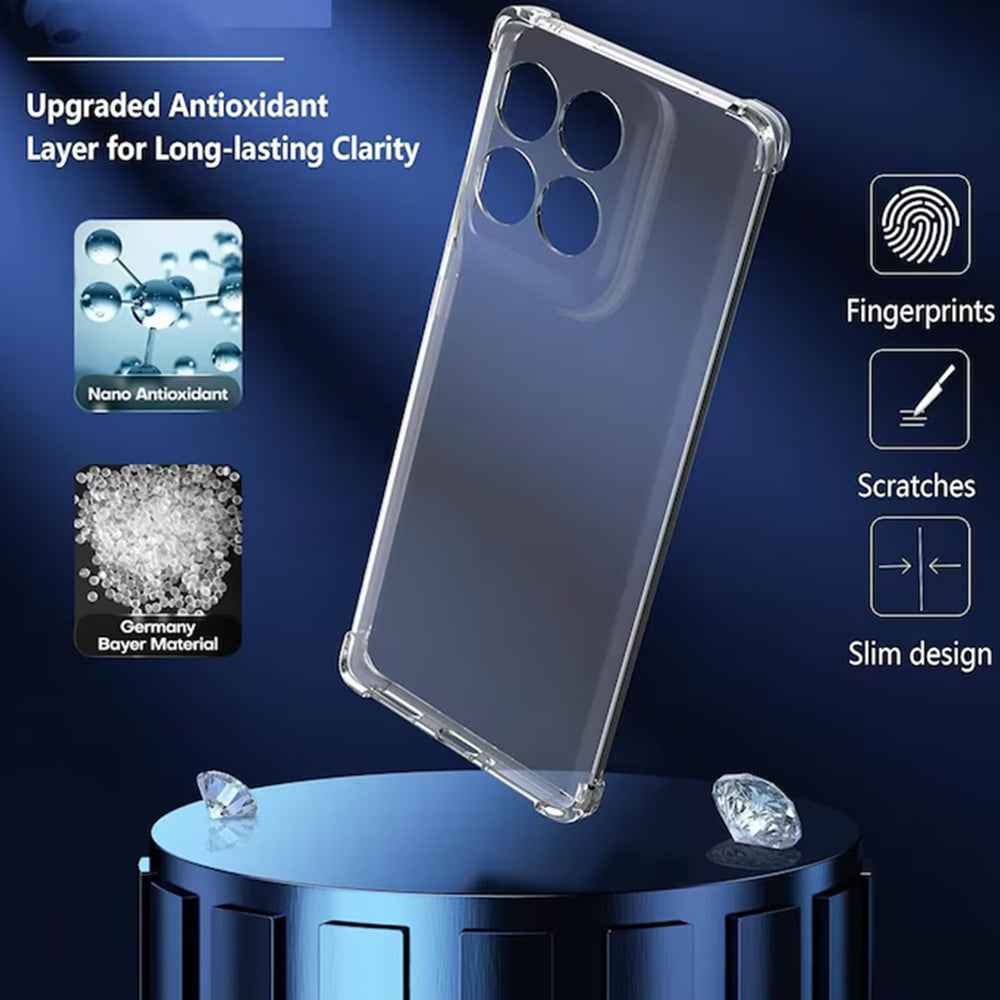 Θήκη για Motorola Edge 60 Pro, Techsuit, Ανθεκτική σε Κρούσεις Διαφανής, Διάφανη