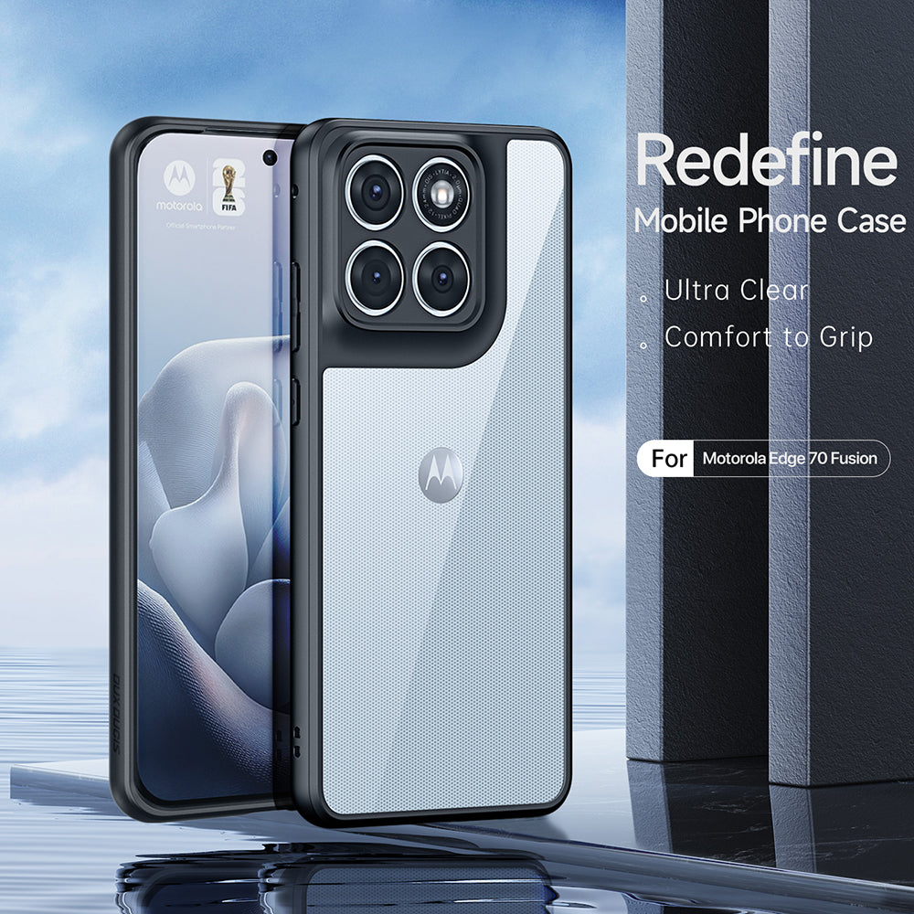 Θήκη για Motorola Edge 70 Fusion, DUX DUCIS, Aimo, Μαύρο