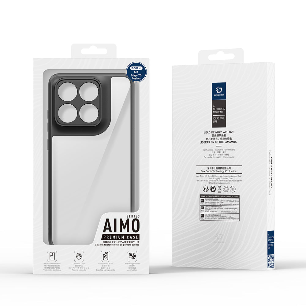 Θήκη για Motorola Edge 70 Fusion, DUX DUCIS, Aimo, Μαύρο
