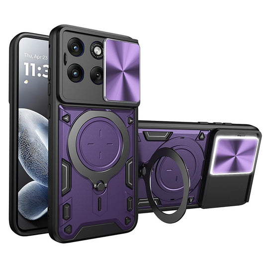 Θήκη για Motorola Edge 70 Fusion, Techsuit, CamGuard Pro, Μωβ