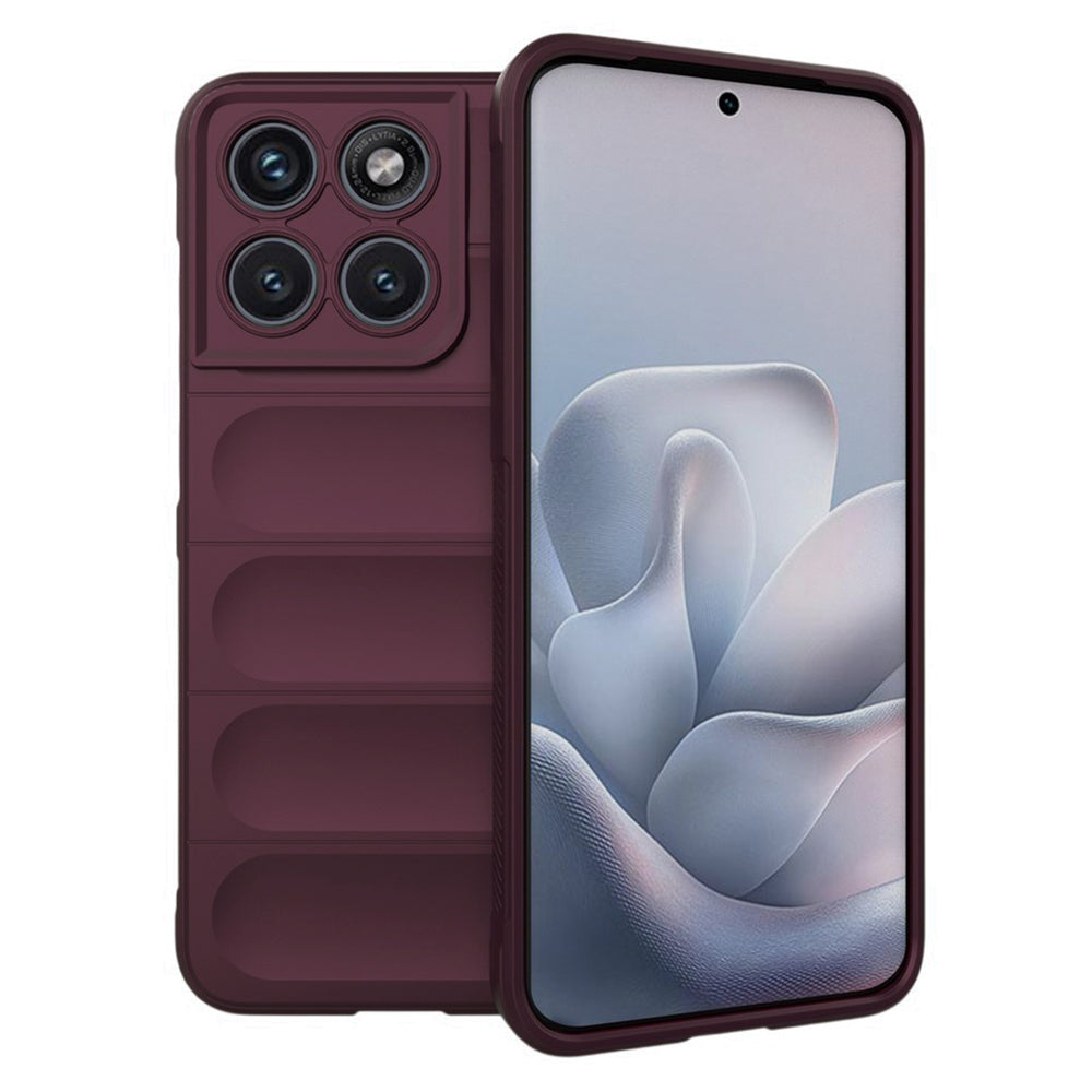 Θήκη για Motorola Edge 70 Fusion, Techsuit, Magic Shield, Βυσσινί