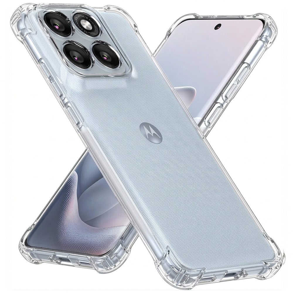 Θήκη για Motorola Edge 70 Fusion, Techsuit, Shockproof Clear, Διαφανής
